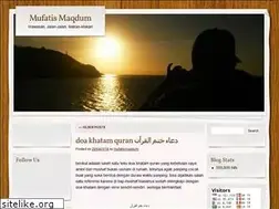 Sites similar to mufatismaqdum.wordpress.com