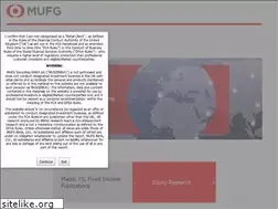 Sites similar to mufgresearch.com