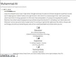 Sites similar to muhammadali.dev