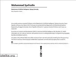Sites similar to muhammadsyafrudin.com