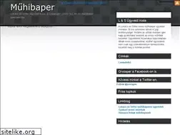 Sites similar to muhibaper.blog.hu