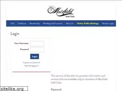 Sites similar to muirfieldgolf.com.au
