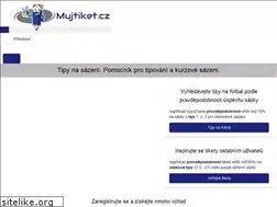 Sites similar to mujtiket.cz