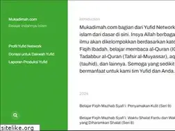 Sites similar to mukadimah.com