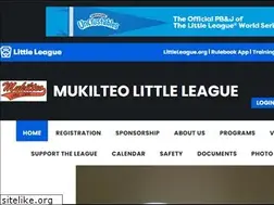 Sites similar to mukilteolittleleague.com
