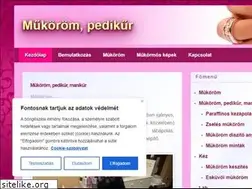 Sites similar to mukorom-pedikur.hu