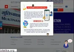 Sites similar to muktinathbank.com.np