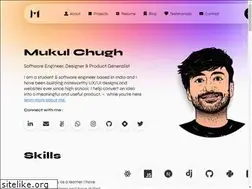 Sites similar to mukulchugh.com