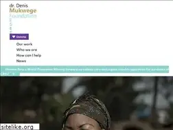Sites similar to mukwegefoundation.org