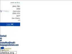 Sites similar to multi-languagesolutions.com