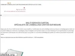 Sites similar to multi-services-carton.com