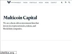 Sites similar to multicoin.capital