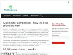 Sites similar to multihoster.org