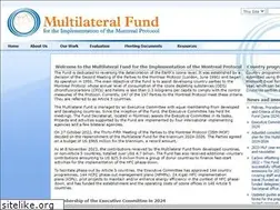 Sites similar to multilateralfund.org