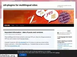 Sites similar to multilingual.wpmu.xilione.com