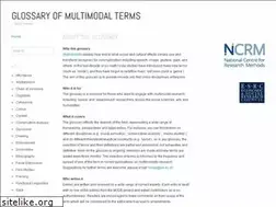 Sites similar to multimodalityglossary.wordpress.com