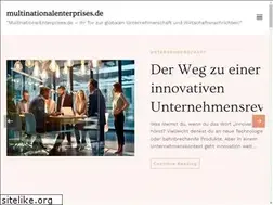 Sites similar to multinationalenterprises.de
