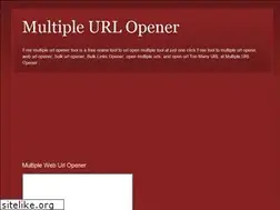 Sites similar to multiple-urls-opener.blogspot.com