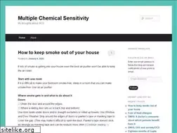 Sites similar to multiplechemicalsensitivity.wordpress.com