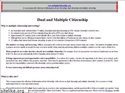 Sites similar to multiplecitizenship.com