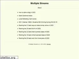 Sites similar to multiplestreams.org