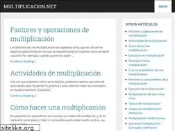Sites similar to multiplicacion.net