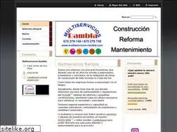 Sites similar to multiservicios-rambla.com