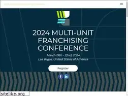 Sites similar to multiunitfranchisingconference.com