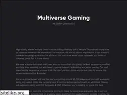 Sites similar to multiverse-gaming.uk