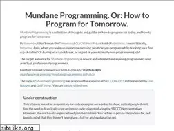 Sites similar to mundaneprogramming.github.io