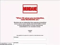 Sites similar to mundanezine.com