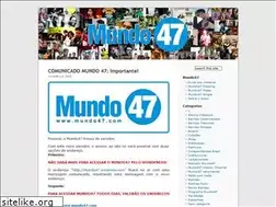 Sites similar to mundo47.wordpress.com
