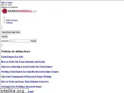 Sites similar to mundohandball.com