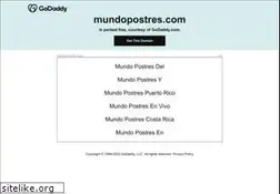Sites similar to mundopostres.com