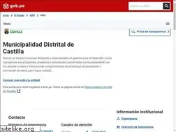 Sites similar to municastilla.gob.pe