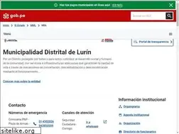 Sites similar to munilurin.gob.pe