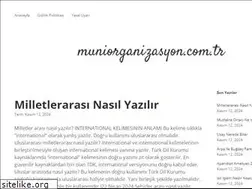 Sites similar to muniorganizasyon.com.tr