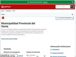 Sites similar to munisanta.gob.pe