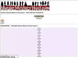 Sites similar to murdermysteryhost.com