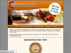 Sites similar to murraymenus.com
