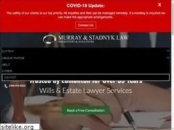 Sites similar to murraystadnyklaw.com
