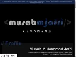Sites similar to musabmjafri.com