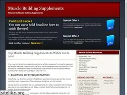 Sites similar to musclebuildingsupplements.us