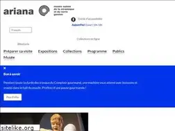 Sites similar to musee-ariana.ch