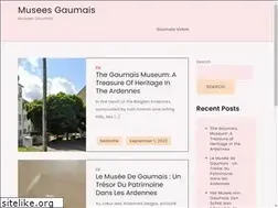 Sites similar to museesgaumais.be