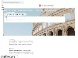 Sites similar to musement.com