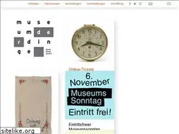 Sites similar to museumderdinge.org