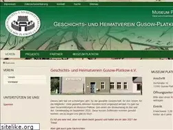 Sites similar to museumplatkow.de