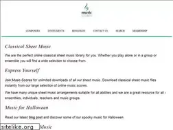 Sites similar to music-scores.com