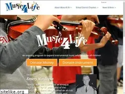 Sites similar to music4life.org